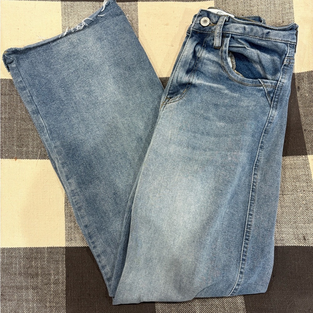 Classic Blue Straight Leg Jeans